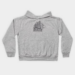 Sailing ship Kids Hoodie